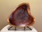 Rosewood crotch platter #18