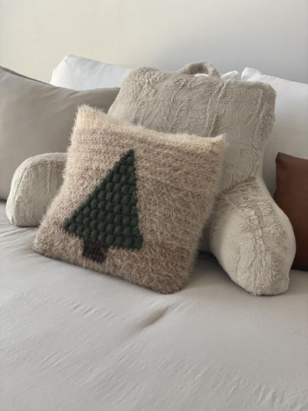 Little Tree Cozy Fuzzy Pillow