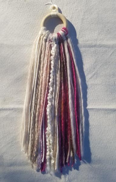 maroon + magenta + pink + cream minimalist dream catcher (sku98) picture