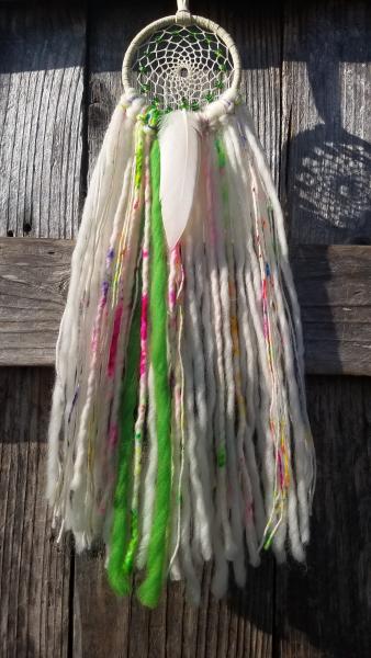 bright + soft + colorful green dream catcher (sku362) picture