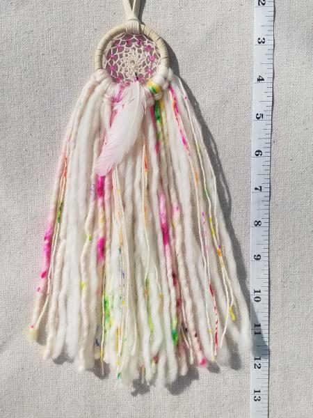 bright + soft + colorful pink dream catcher (sku357) picture