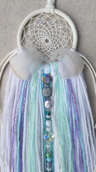 rainbow + AB crystals + white dream catcher (sku514) picture