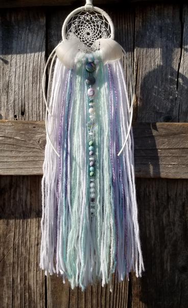rainbow + AB crystals + white dream catcher (sku514) picture
