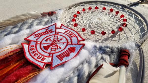 fire fighter dream catcher (sku279) picture