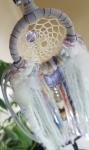 lavender + purple + blue + gray + cream dream catcher (sku383)