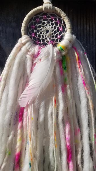 bright + soft + colorful pink dream catcher (sku357) picture