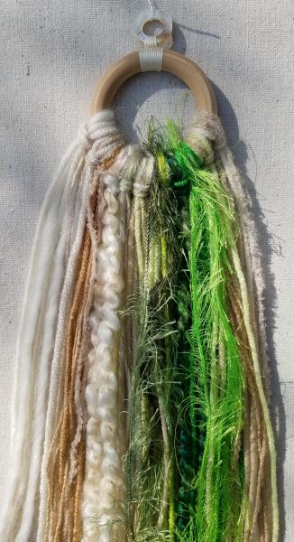 bright green + cream minimalist dream catcher (sku100) picture