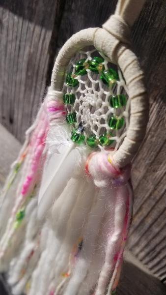 bright + soft + colorful green dream catcher (sku358) picture