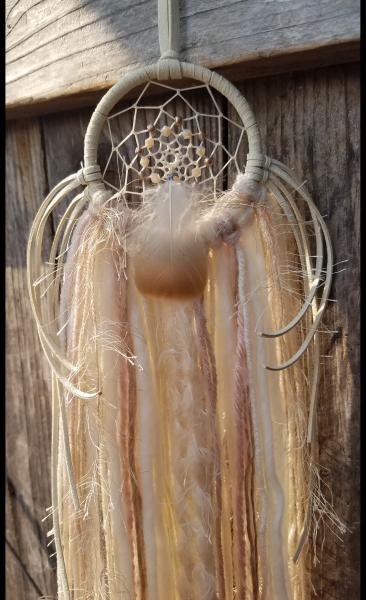 cream + peach + light coral pink dream catcher (sku250) picture