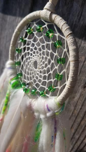 bright + soft + colorful green dream catcher (sku362) picture