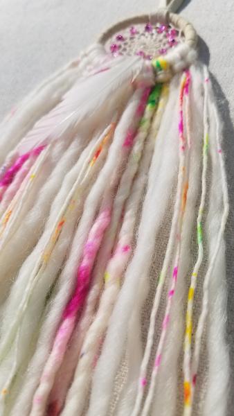 bright + soft + colorful pink dream catcher (sku357) picture