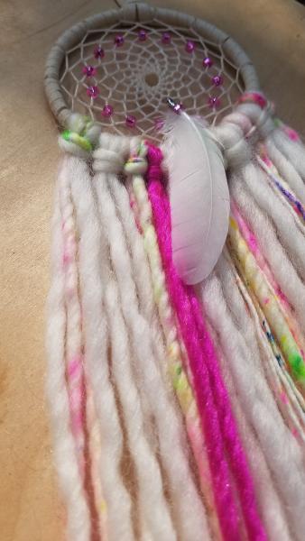 bright + soft + colorful pink dream catcher (sku360) picture