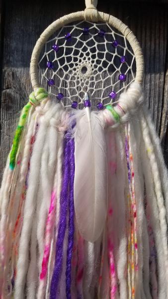 bright + soft + colorful purple dream catcher (sku361) picture