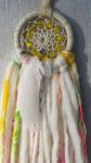 bright + soft + colorful yellow dream catcher (sku354)