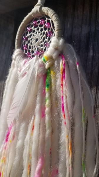 bright + soft + colorful pink dream catcher (sku357) picture