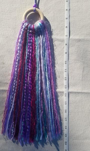 colorful purple + teal + magenta + maroon minimalist dream catcher (sku282) picture