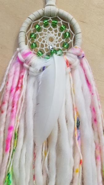 bright + soft + colorful green dream catcher (sku358) picture