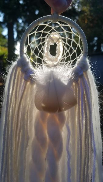 geode slice + cream dream catcher (sku385) picture