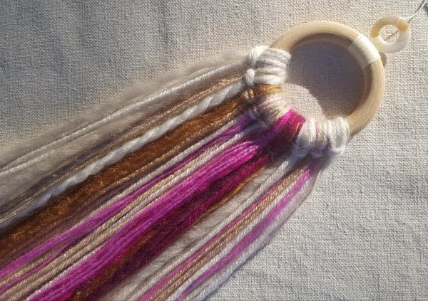 pink + maroon + magenta minimalist dream catcher (sku105) picture