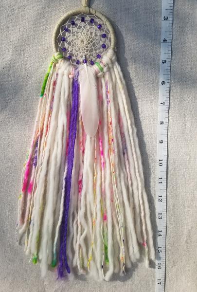 bright + soft + colorful purple dream catcher (sku361) picture