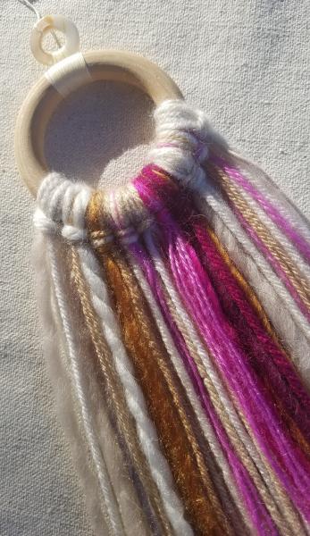 pink + maroon + magenta minimalist dream catcher (sku105) picture