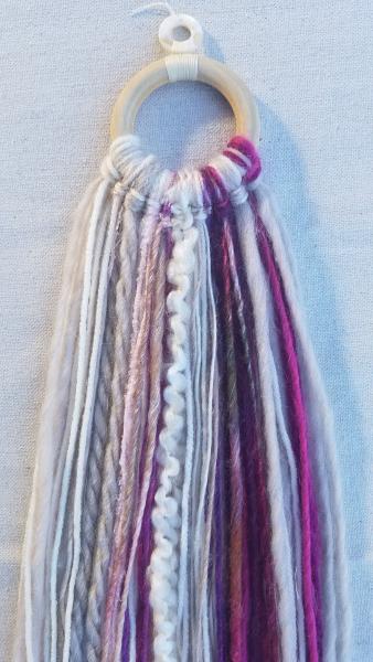 maroon + magenta + pink + cream minimalist dream catcher (sku98) picture