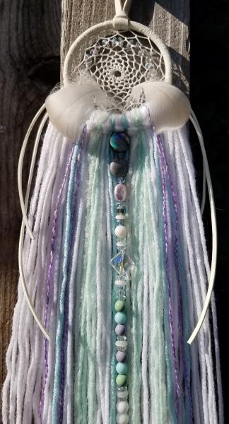 rainbow + AB crystals + white dream catcher (sku514) picture