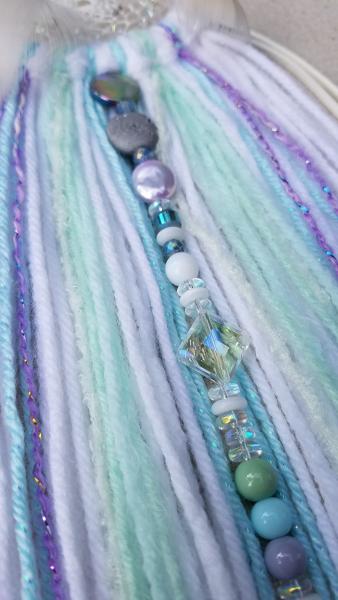 rainbow + AB crystals + white dream catcher (sku514) picture