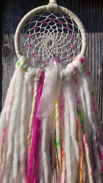 bright + soft + colorful pink dream catcher (sku360) picture