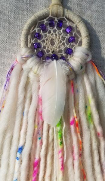 bright + soft + colorful purple dream catcher (sku355) picture