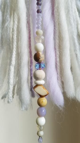 lavender + purple + blue + gray + cream dream catcher (sku382) picture