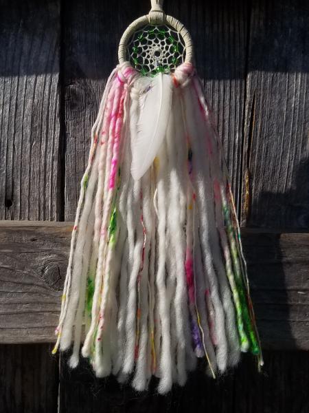 bright + soft + colorful green dream catcher (sku358) picture