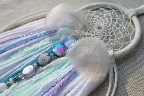 rainbow + AB crystals + white dream catcher (sku514) picture