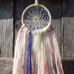 bright + soft + colorful cobalt blue dream catcher (sku359)