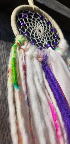 bright + soft + colorful purple dream catcher (sku361) picture