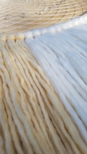 extra large cream + warm wheat traditional dream catcher (sku405) picture