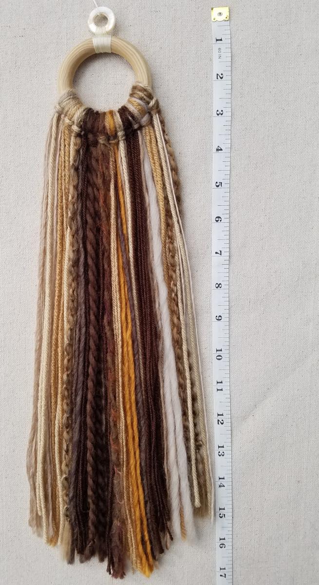 brown + tan minimalist dream catcher (sku102) picture