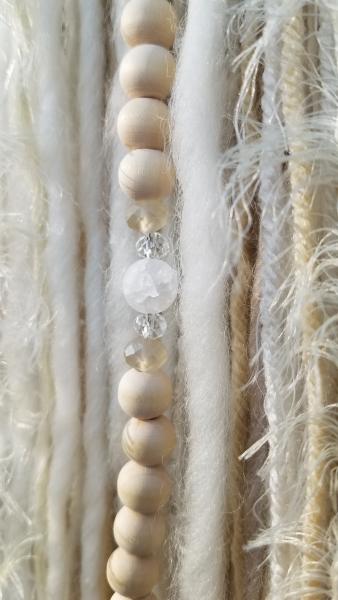 cream + genuine crystals dream catcher (sku526) picture