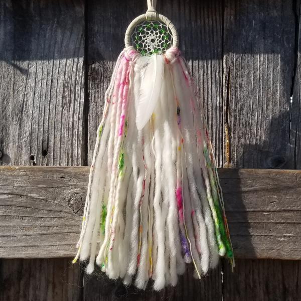 bright + soft + colorful green dream catcher (sku358) picture