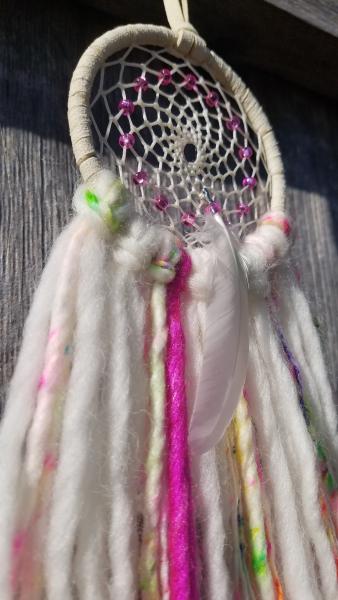 bright + soft + colorful pink dream catcher (sku360) picture