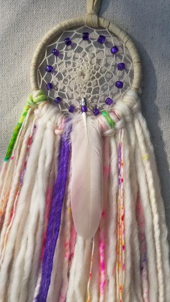 bright + soft + colorful purple dream catcher (sku361) picture