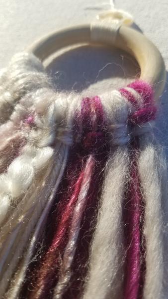 maroon + magenta + pink + cream minimalist dream catcher (sku98) picture