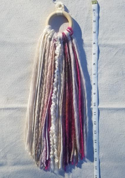 maroon + magenta + pink + cream minimalist dream catcher (sku98) picture