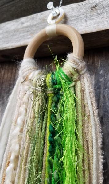 bright green + cream minimalist dream catcher (sku100)