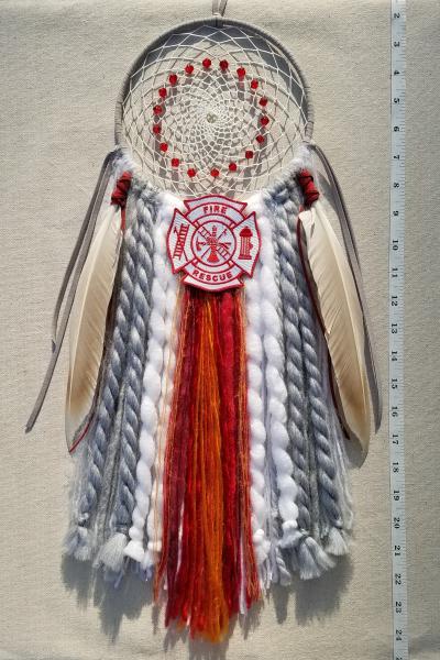 fire fighter dream catcher (sku279) picture