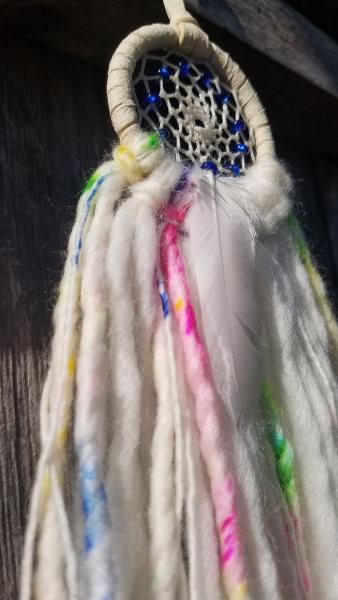 bright + soft + colorful cobalt blue dream catcher (sku356) picture