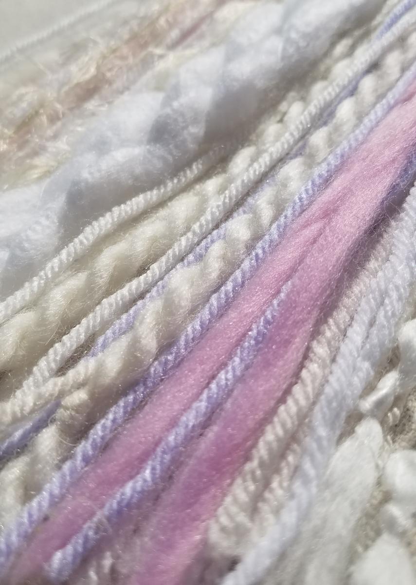 Pegasus + pink + purple + white magical dream catcher (sku148) picture