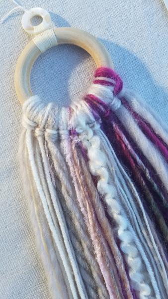 maroon + magenta + pink + cream minimalist dream catcher (sku98) picture