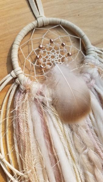 cream + peach + light coral pink dream catcher (sku250) picture