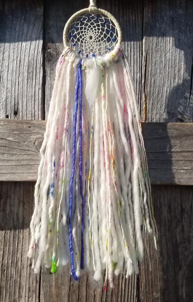 bright + soft + colorful cobalt blue dream catcher (sku359) picture